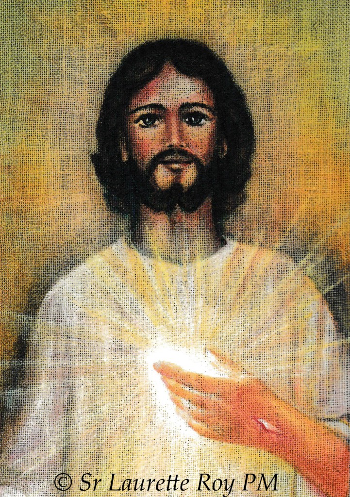 Sacred Heart of Jesus drawing