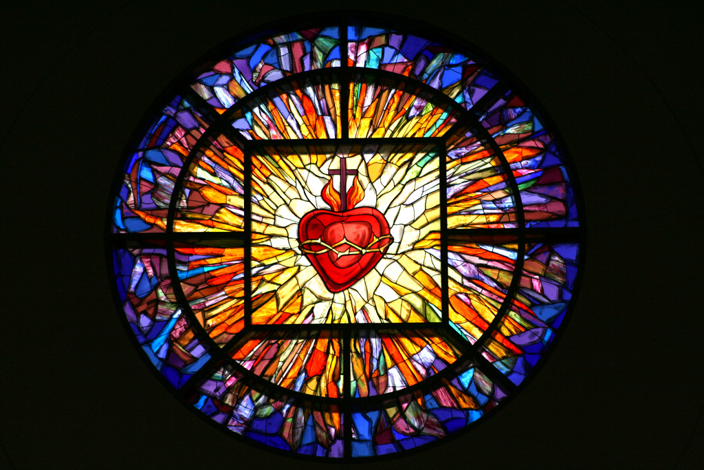 Sacred Heart of Jesus stained-glass