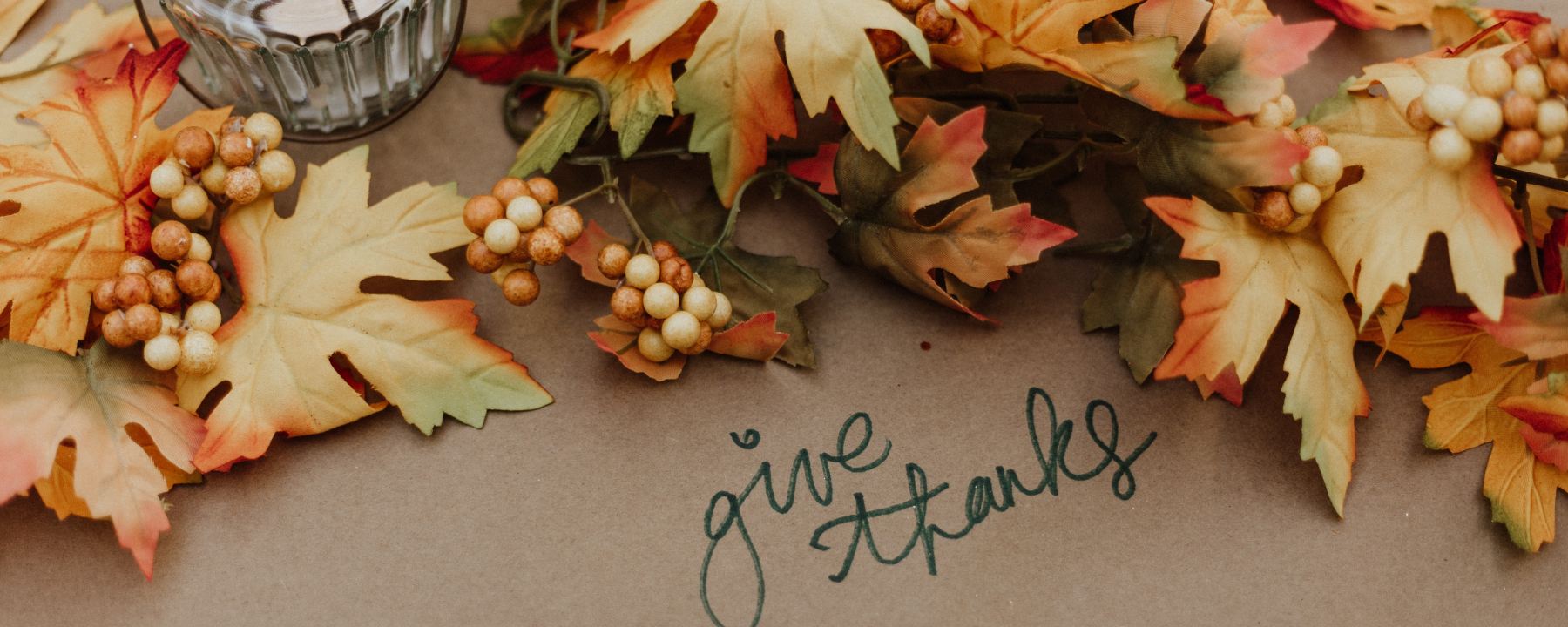 Thanksgiving grateful to God