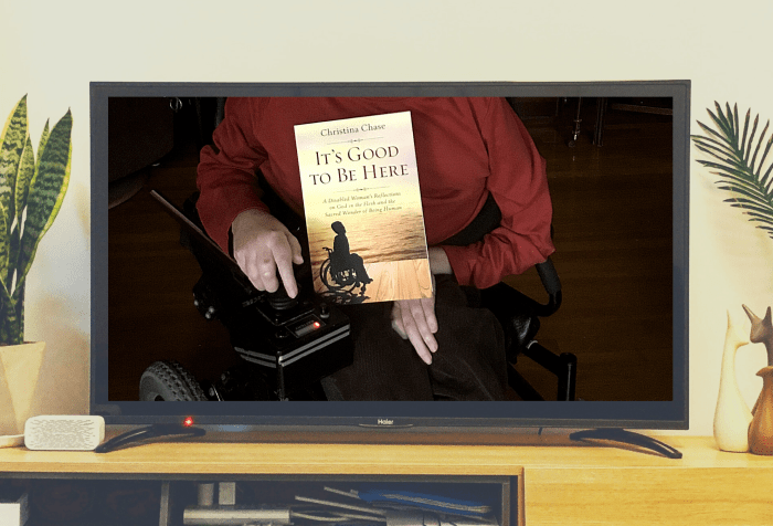 Christina Chase with It's Good to Be Here on TV