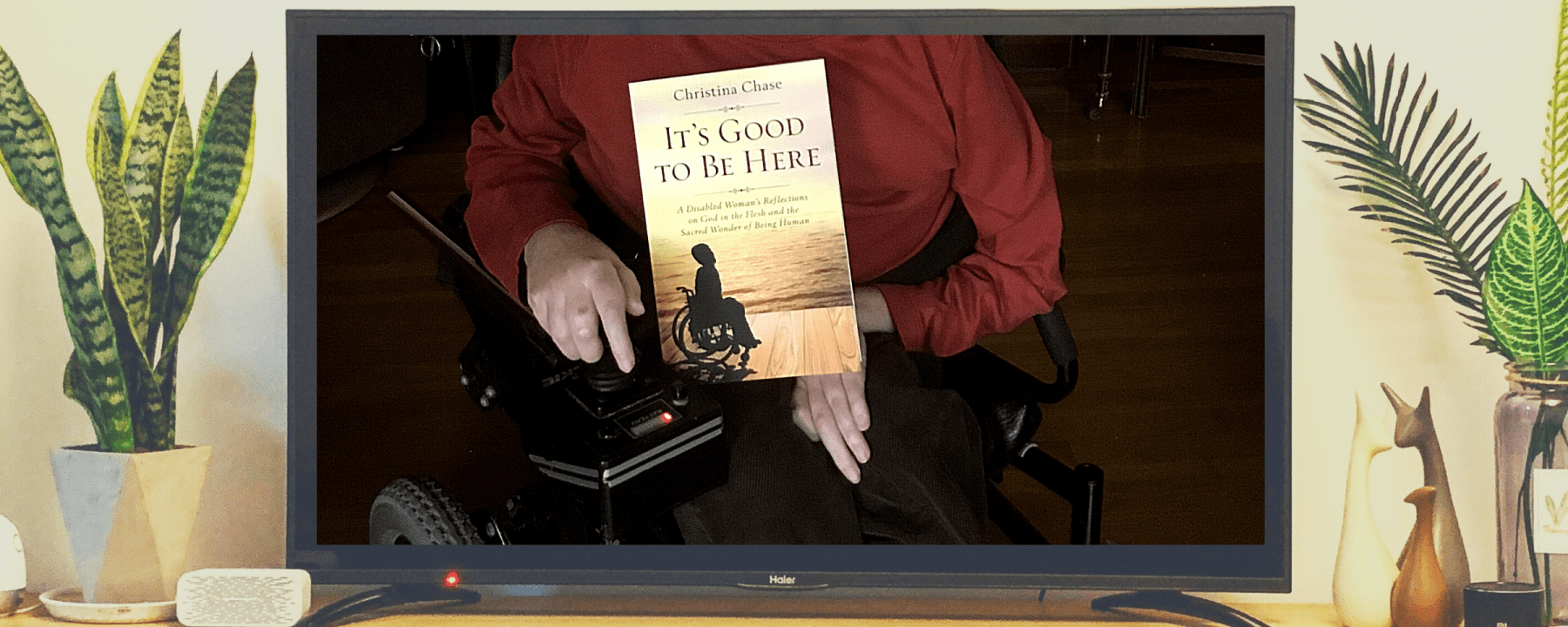 Christina Chase with It's Good to Be Here on TV