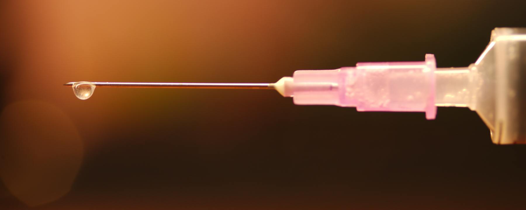 hypodermic needle for spinal infusion