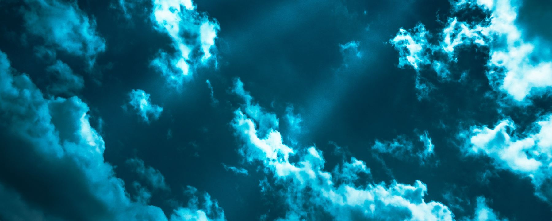 bright clouds dark sky