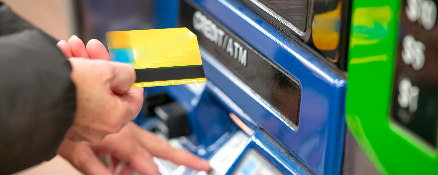 An image of an ATM being used — a symbol for my sadly transactional relationship with God